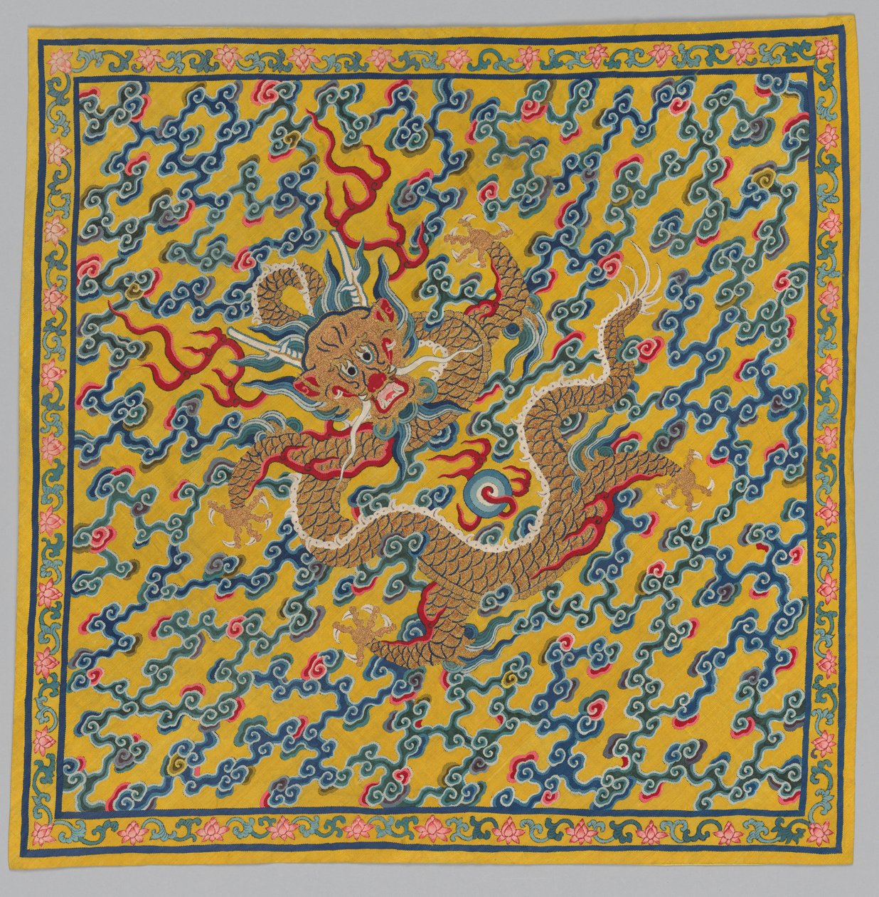 Umschlag für die Wandteppichrolle Vermischung von klarem und trübem Wasser..., 1736-95 von Unbekannt