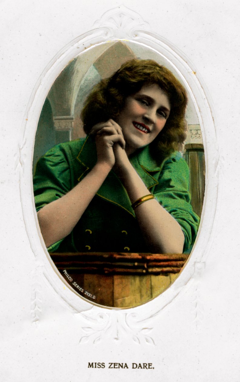 Zena Dare, englische Schauspielerin, frühes 20. Jahrhundert von Unbekannt
