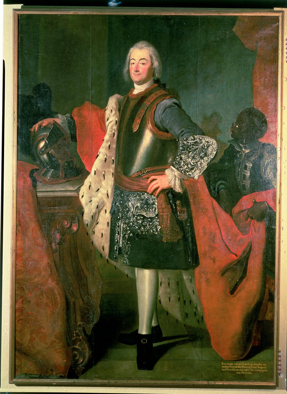 Prinz Leopold von Anhalt-Köthen (1694-1728), Patron von Bach von 1717-23 von Unbekannt Unbekannt