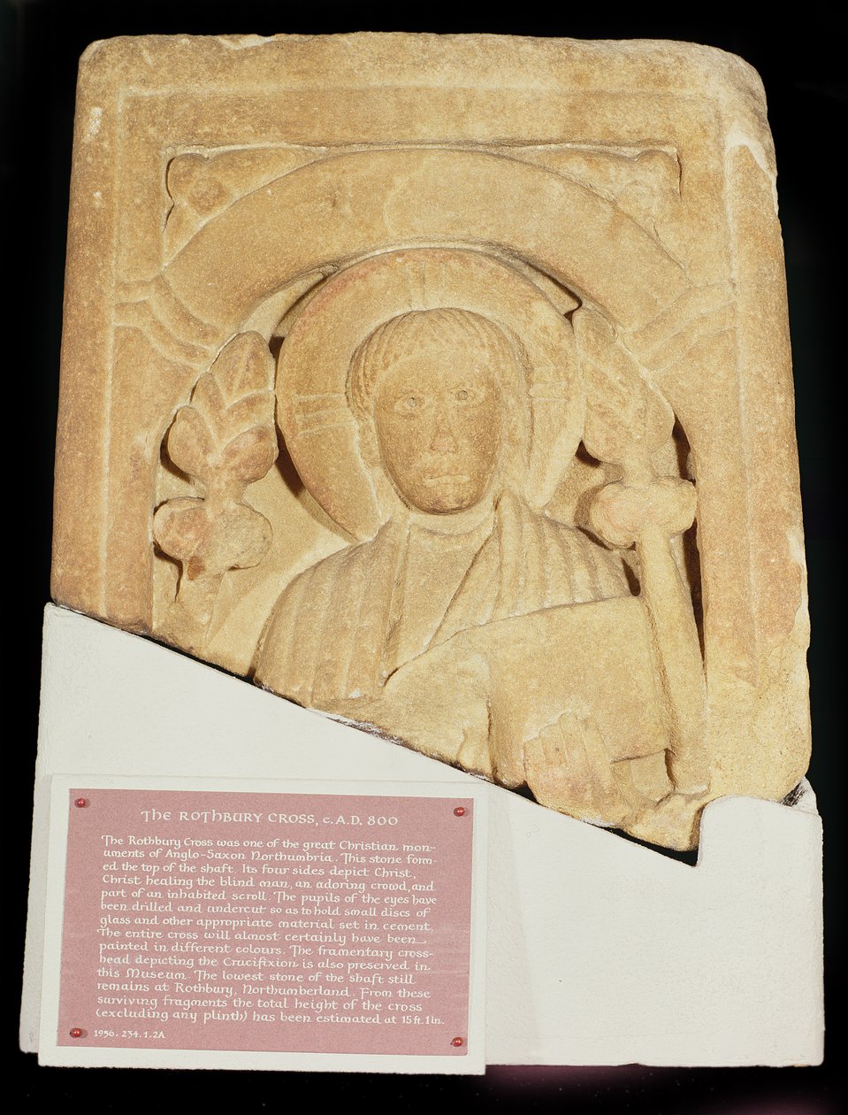 Das Rothbury-Kreuz, 800 n. Chr., angelsächsisch, Northumbria von Unbekannt Unbekannt