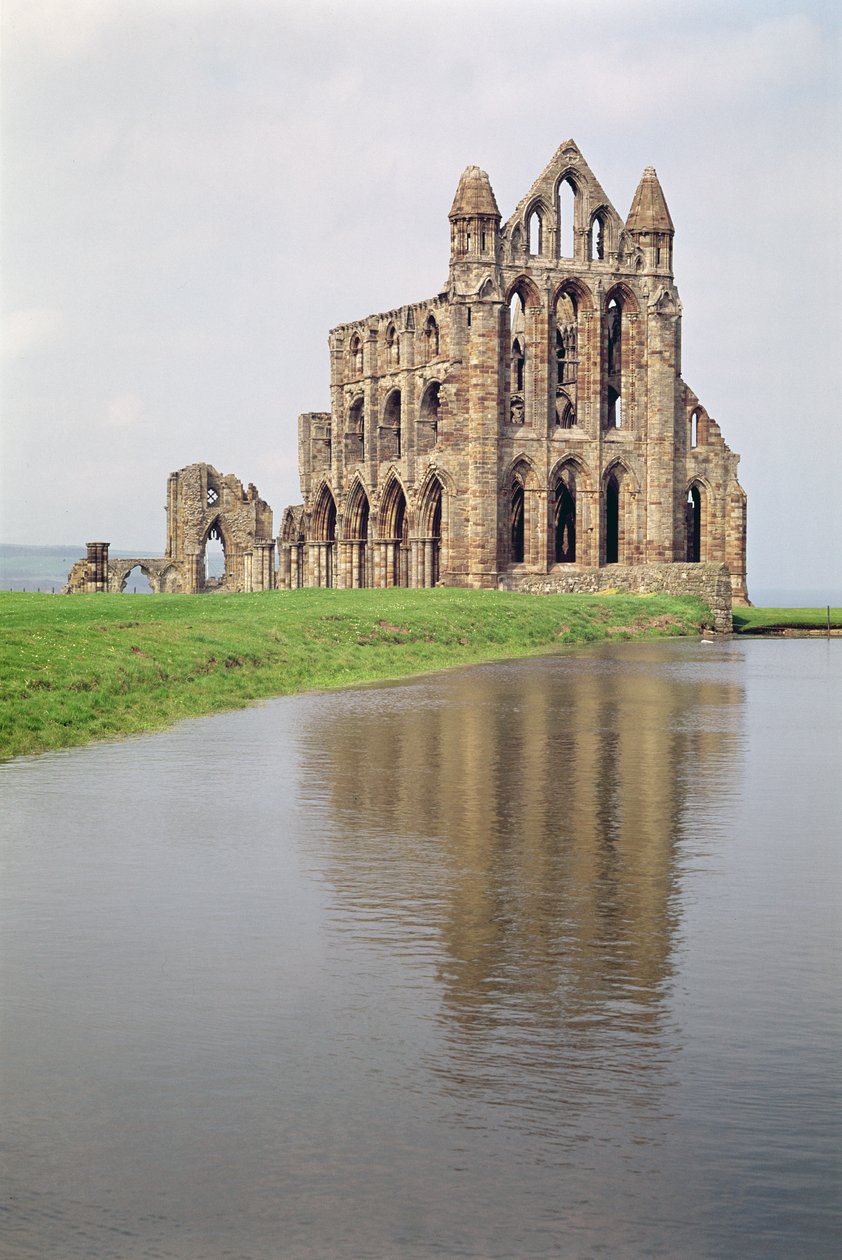 Ansicht von Whitby Abbey, North Yorkshire von Unbekannt Unbekannt