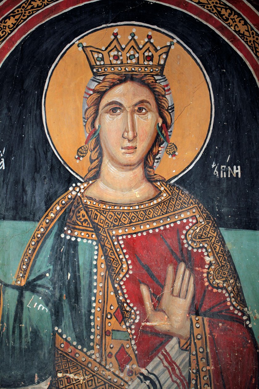 Byzantinisches Fresko aus dem 15. Jahrhundert von Unbekannt Unbekannt
