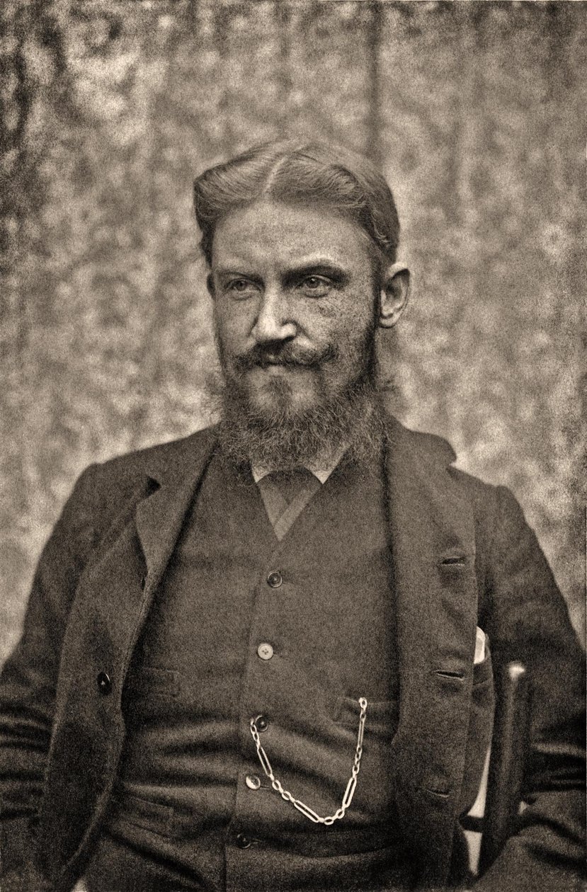 Porträt von George Bernard Shaw, ca. 1889 von Unbekannt Unbekannt
