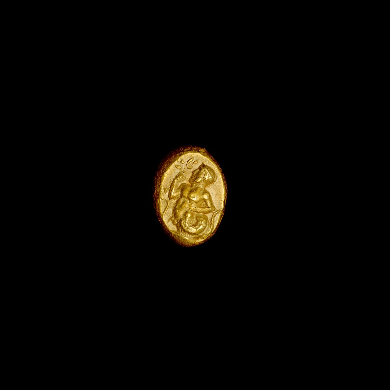 Antike griechische Münze, Mysia, Kyzikos Electrum Hekte, um 475-410 v. Chr., Kekrops (Foto) von Unbekannter Künstler