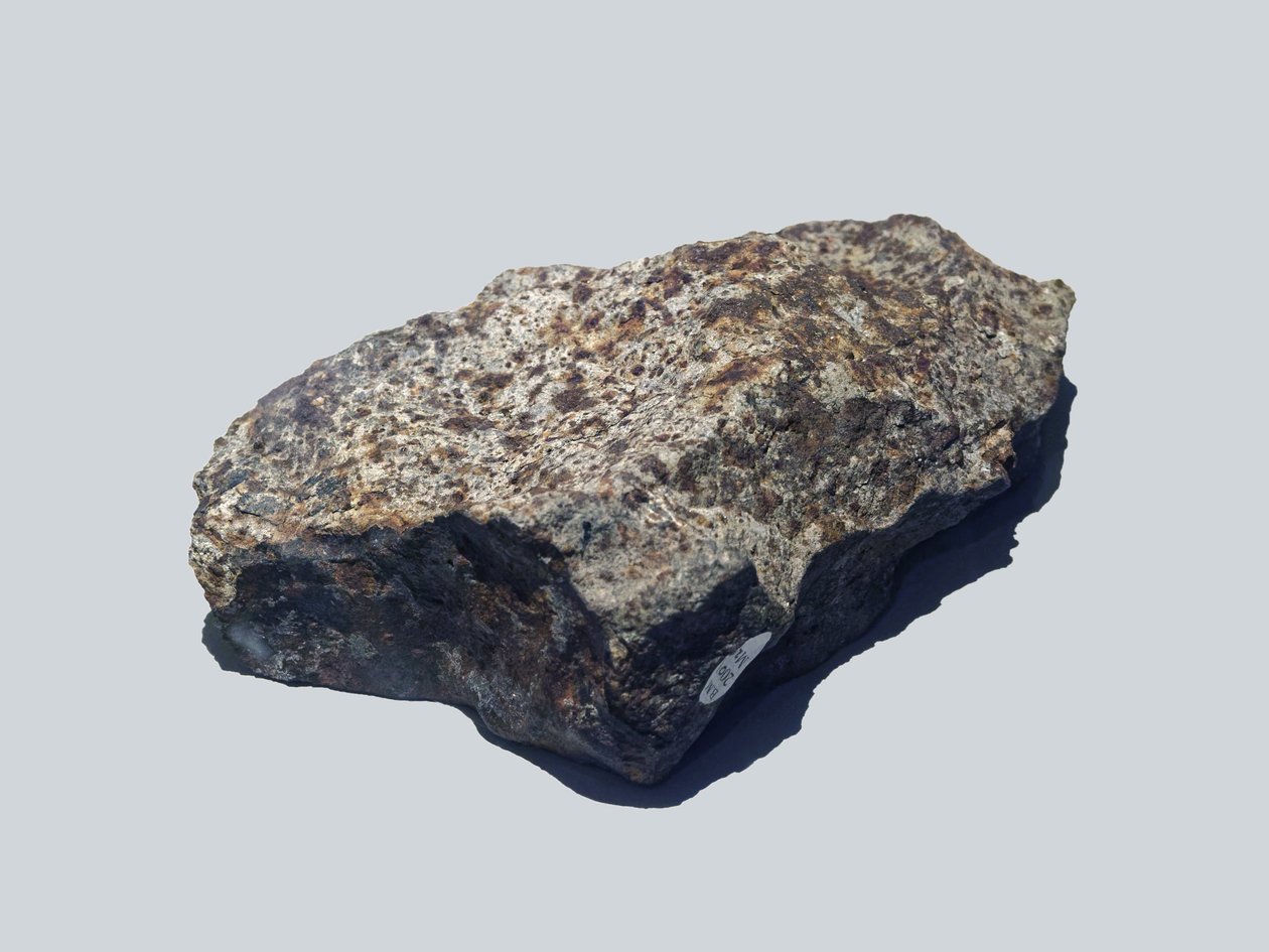 Gewöhnlicher Chondrit (L5). Gefallen in Valera (Venezuela) 1972. Naturhistorisches Museum, London. von Unbekannt