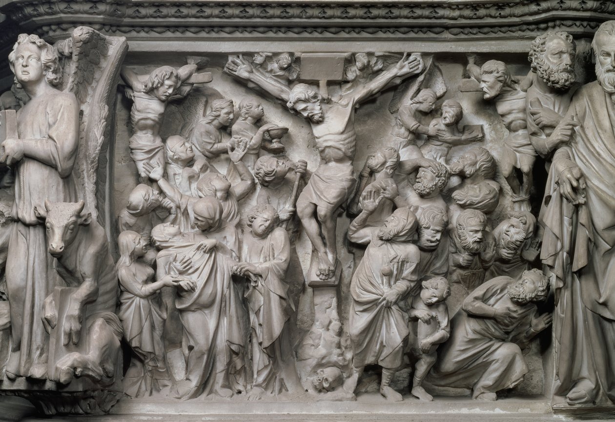 Kreuzigungsszene (Detail) von Unbekannter Künstler