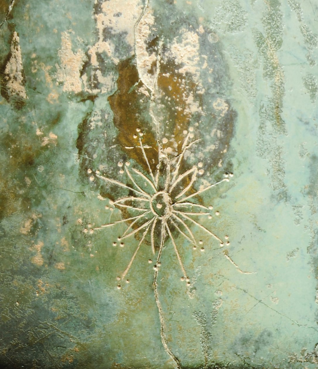 Detail des Crosby Garrett Helms, spätes 1.-2. Jahrhundert n. Chr. von Unbekannt