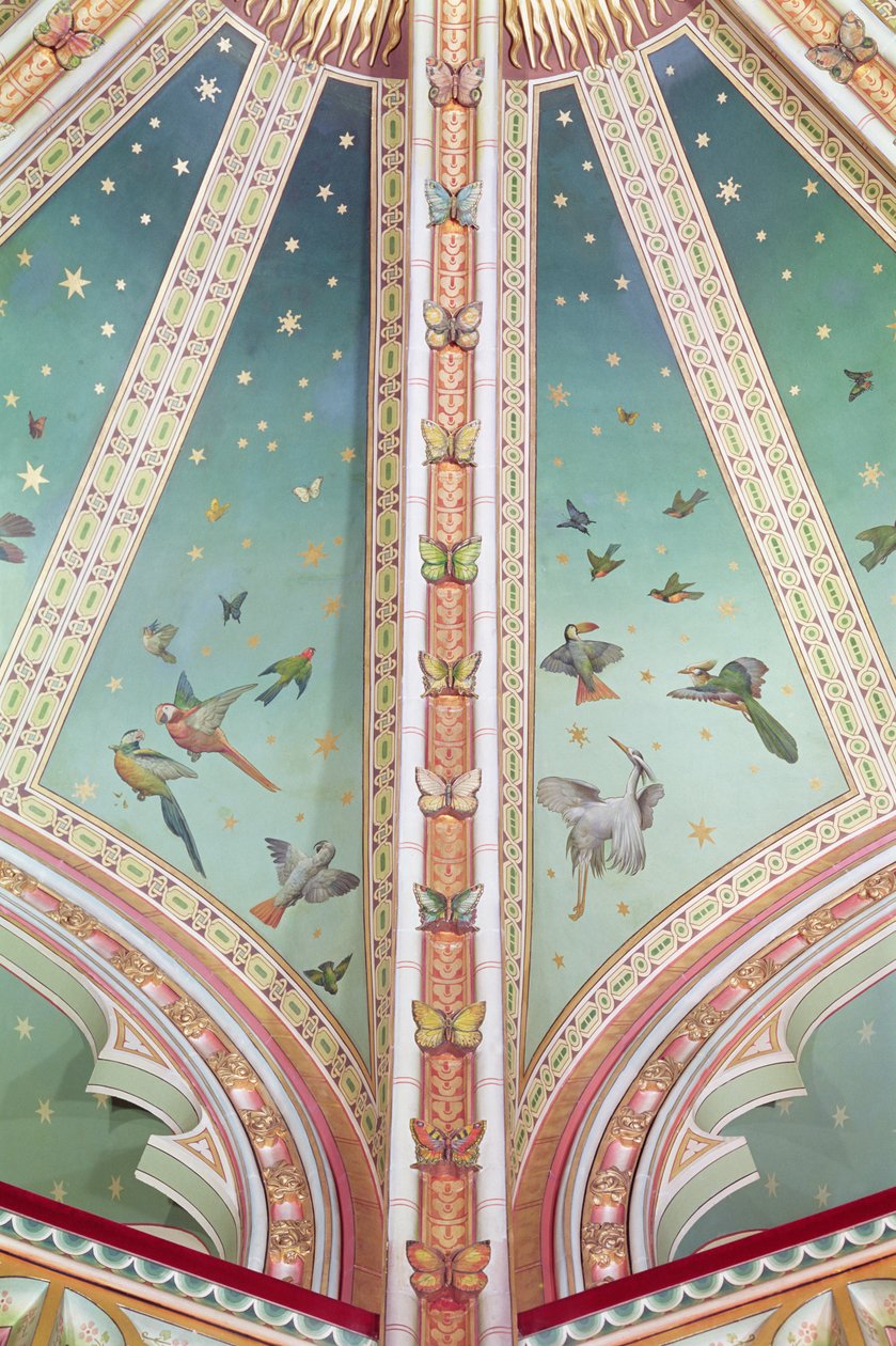 Detail der Decke, Castell Coch, Südwales von Unbekannt