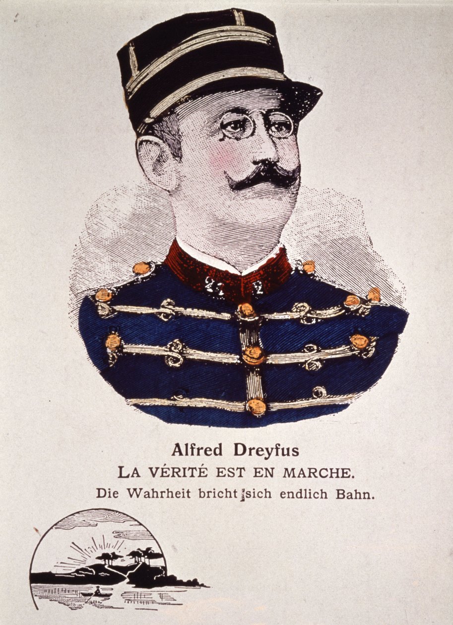 Dreyfus-Affäre: Die Wahrheit läuft, frühes 20. Jahrhundert von Unbekannter Künstler