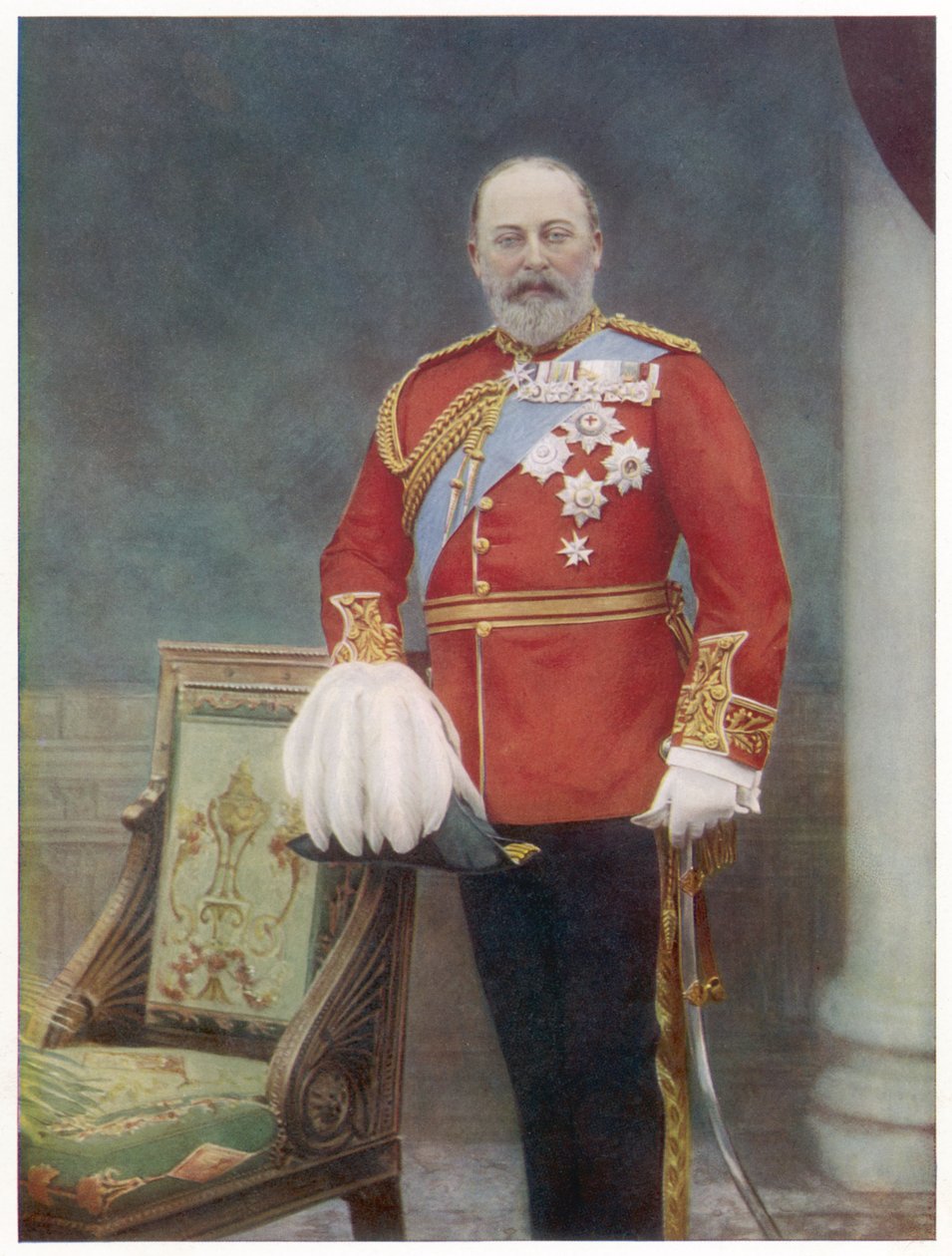 Edward VII (1841-1910) König von England 1901-1910, Foto von Downey von Unbekannter Künstler