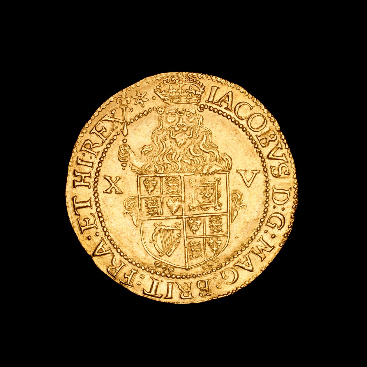 Englische gehämmerte Goldmünze Spur Ryal von Unbekannter Künstler
