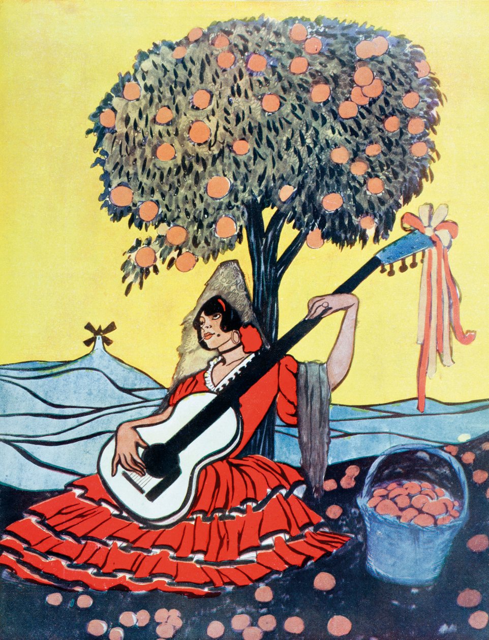 "Españolada", Alles Spanische, nach einem Werk von Francisco Sancha, aus La Esfera von Unknown