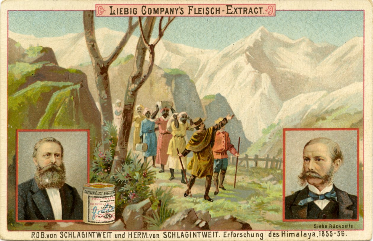 Erkundung des Himalaya von Unbekannter Künstler