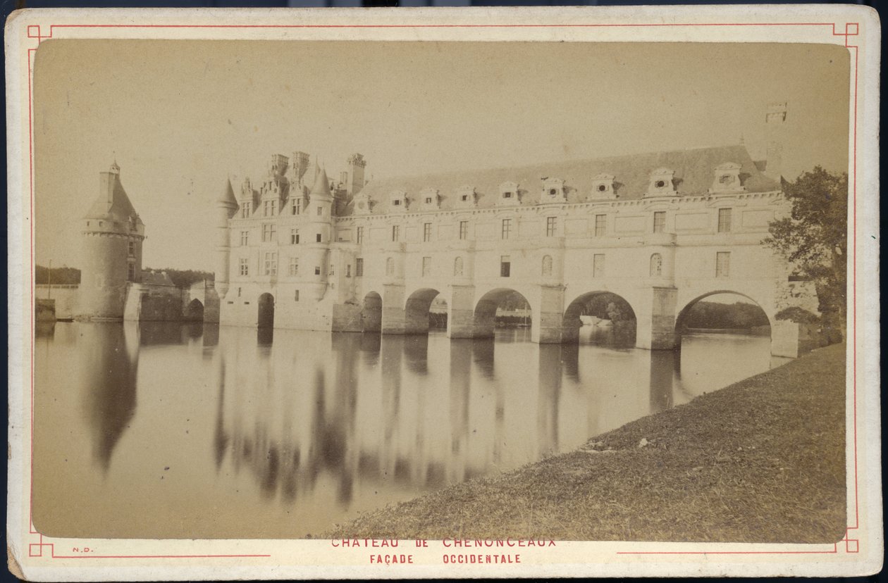 Frankreich, Centre, Indre-et-Loire (37), Chenonceaux: Schloss Chenonceau von Unbekannter Künstler