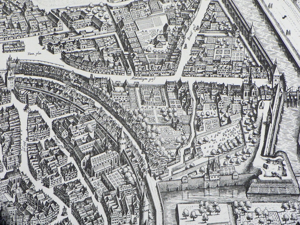 Frankfurter Judengasse 1628 von Unbekannter Künstler