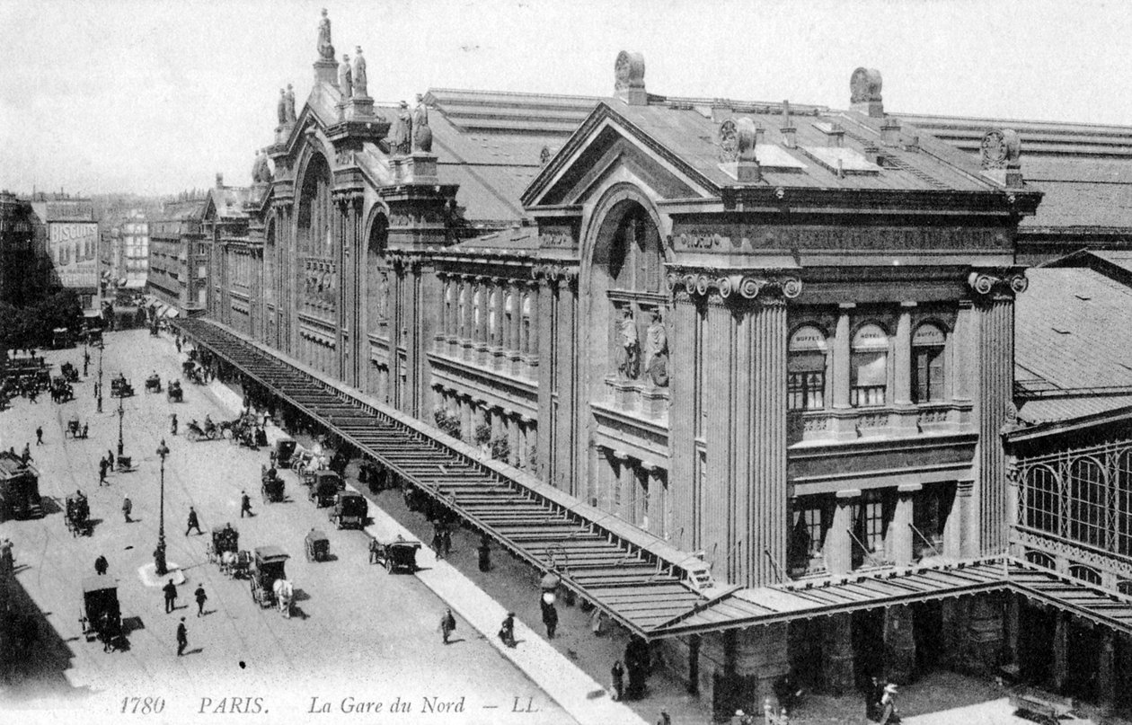 Gare du Nord, Paris, ca. 1900 von Unbekannter Künstler