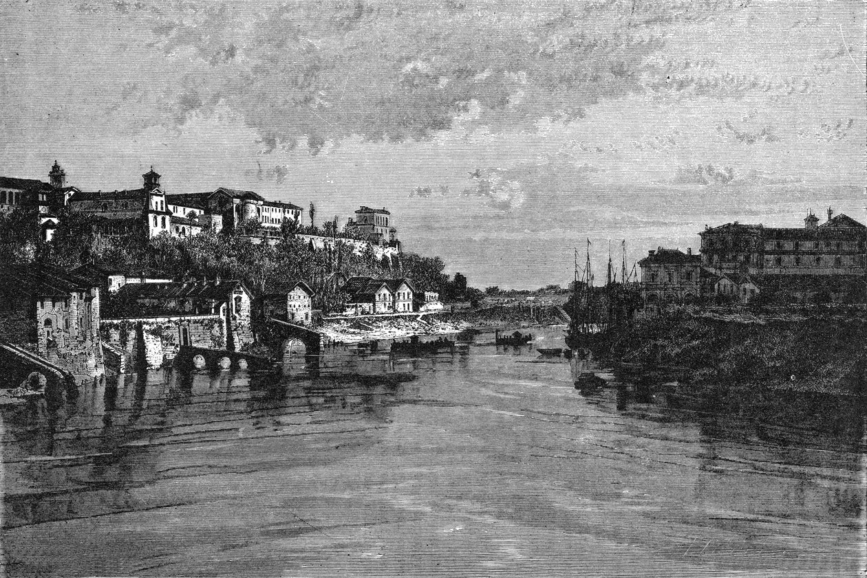Geschichte Roms. Das Ufer des Tiber und das Bündnis von Sankt Sabina von Unbekannt