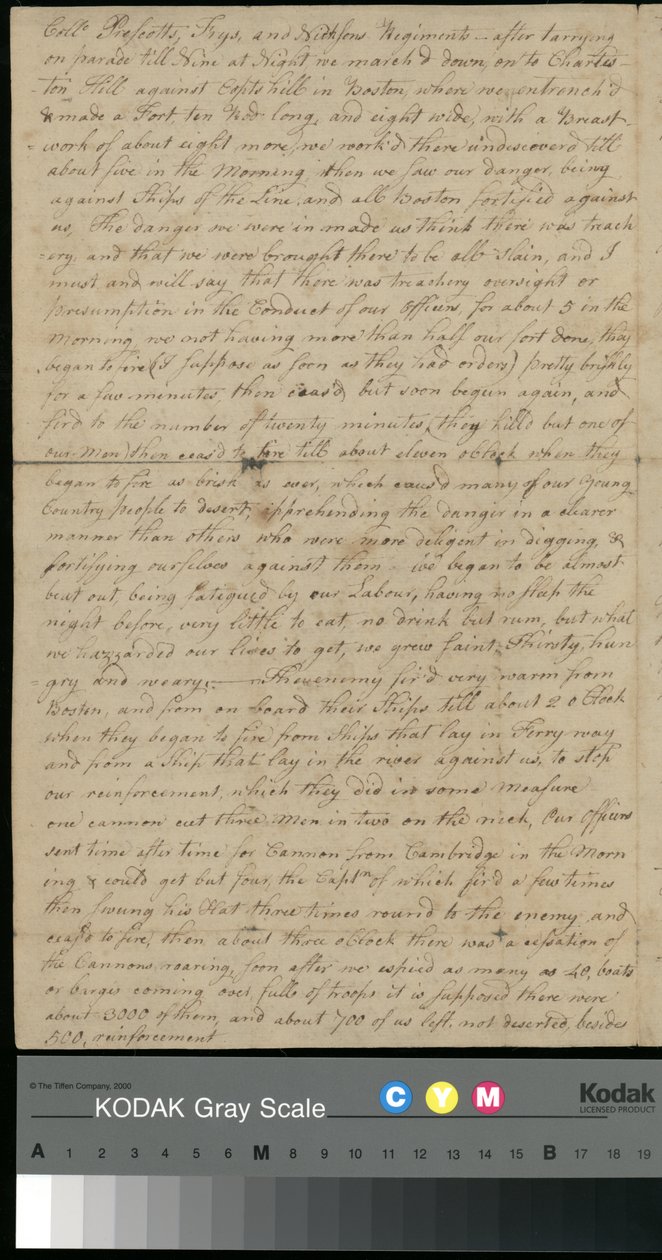 Brief von Peter Brown an Sarah Brown, 25. Juni 1775 (Papier) von Unbekannter Künstler
