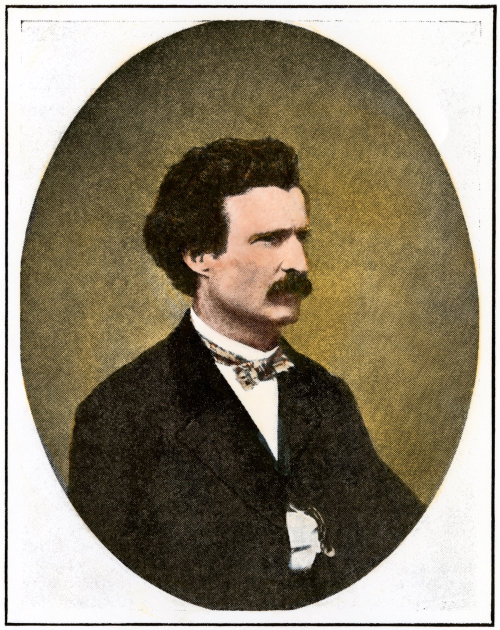 Mark Twain (1835-1910) als Reporter in Virginia City, Nevada: Territorial Enterprise von Unbekannter Künstler