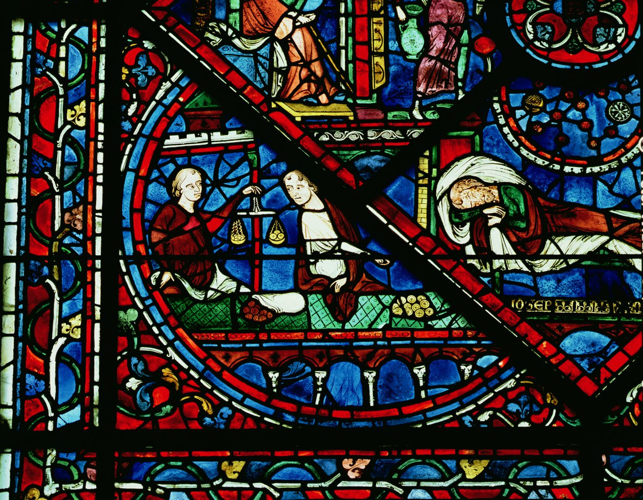 Geldwechsler im Tempel (Detail) von Unbekannt