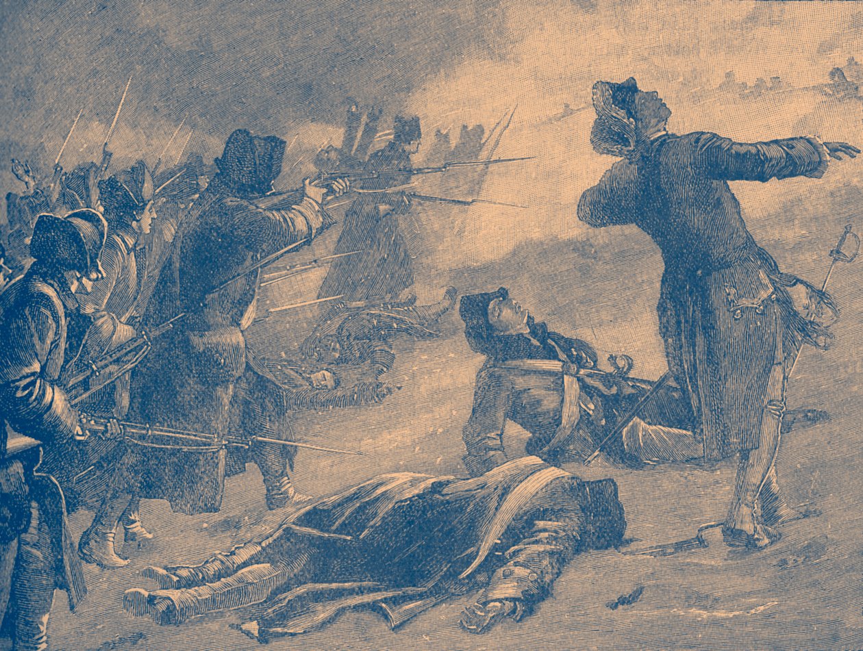 Montgomerys Angriff auf die Unterstadt, Quebec von Unbekannter Künstler