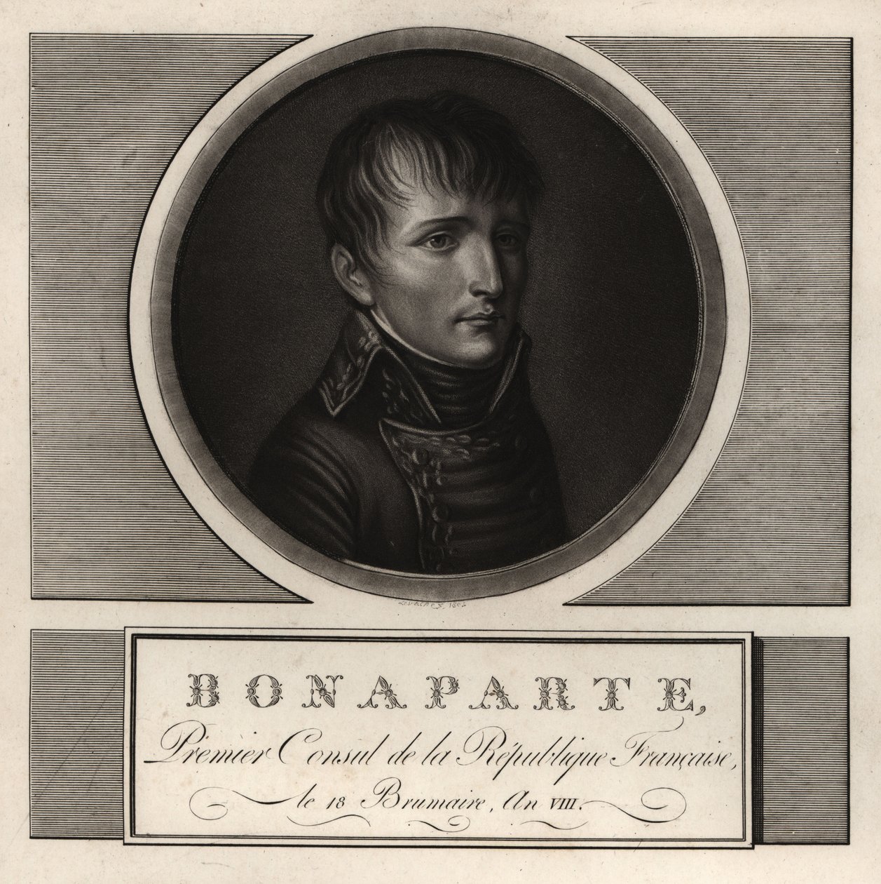 Napoleon Bonaparte, Erster Konsul der Französischen Republik, Jahr VIII von Unbekannt