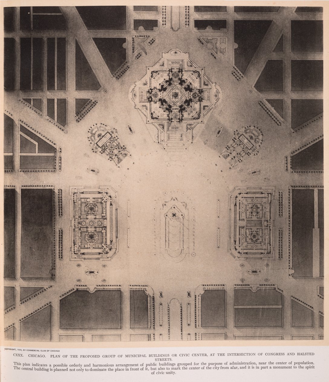 Tafel CXXX aus dem Plan von Chicago von Unbekannt