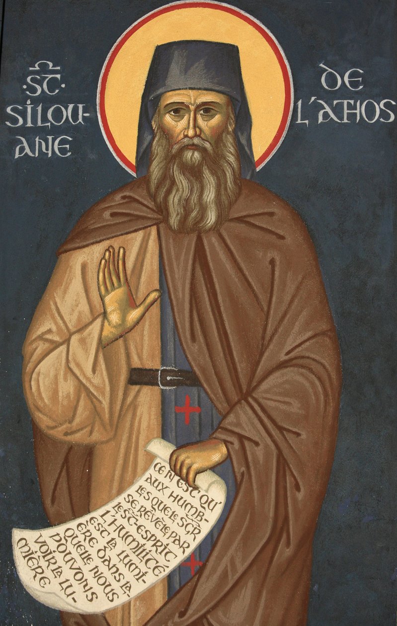 Sankt Silouan. Sankt-Antoine-le-Grand orthodoxe Kirche, Saint-Laurent-en-Royans, Frankreich von Unbekannt