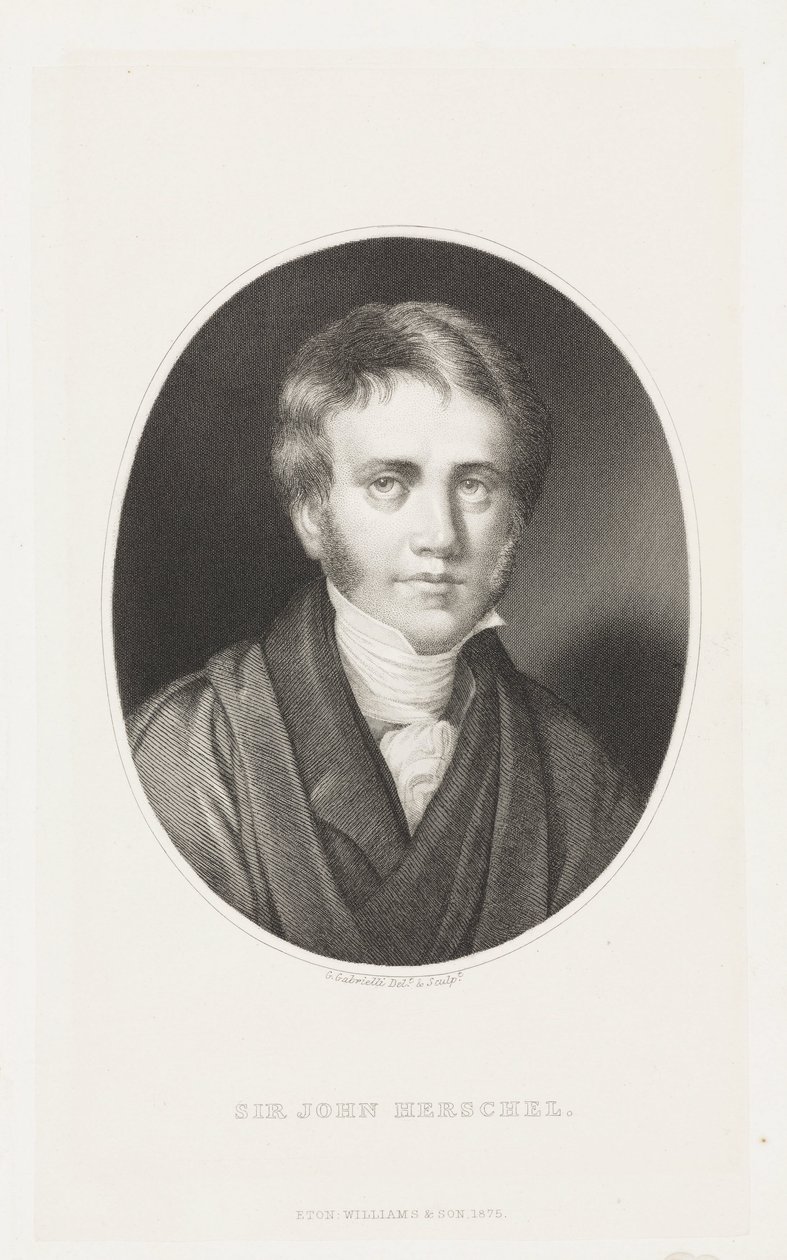 Sir John Herschel, englischer Astronom und Wissenschaftler von Unbekannt