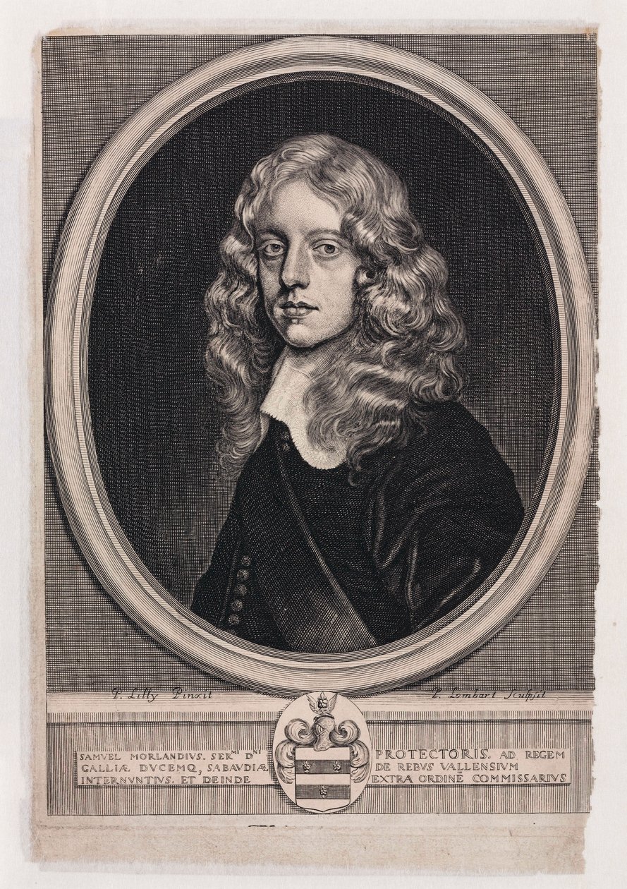 Sir Samuel Morland, englischer Diplomat, Mathematiker und Erfinder, ca. 1660 von Unbekannt
