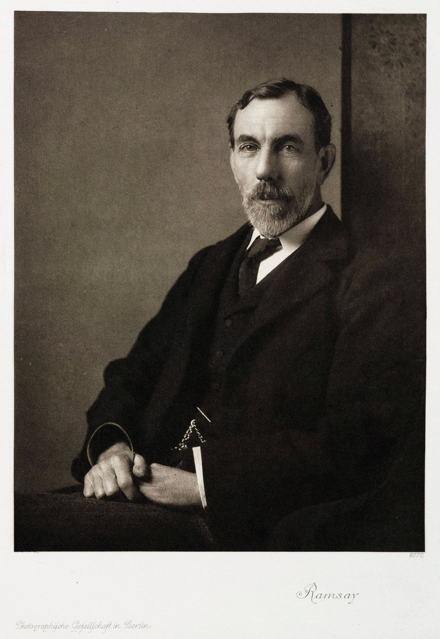 Sir William Ramsay, schottischer Chemiker, um 1910 von Unbekannt