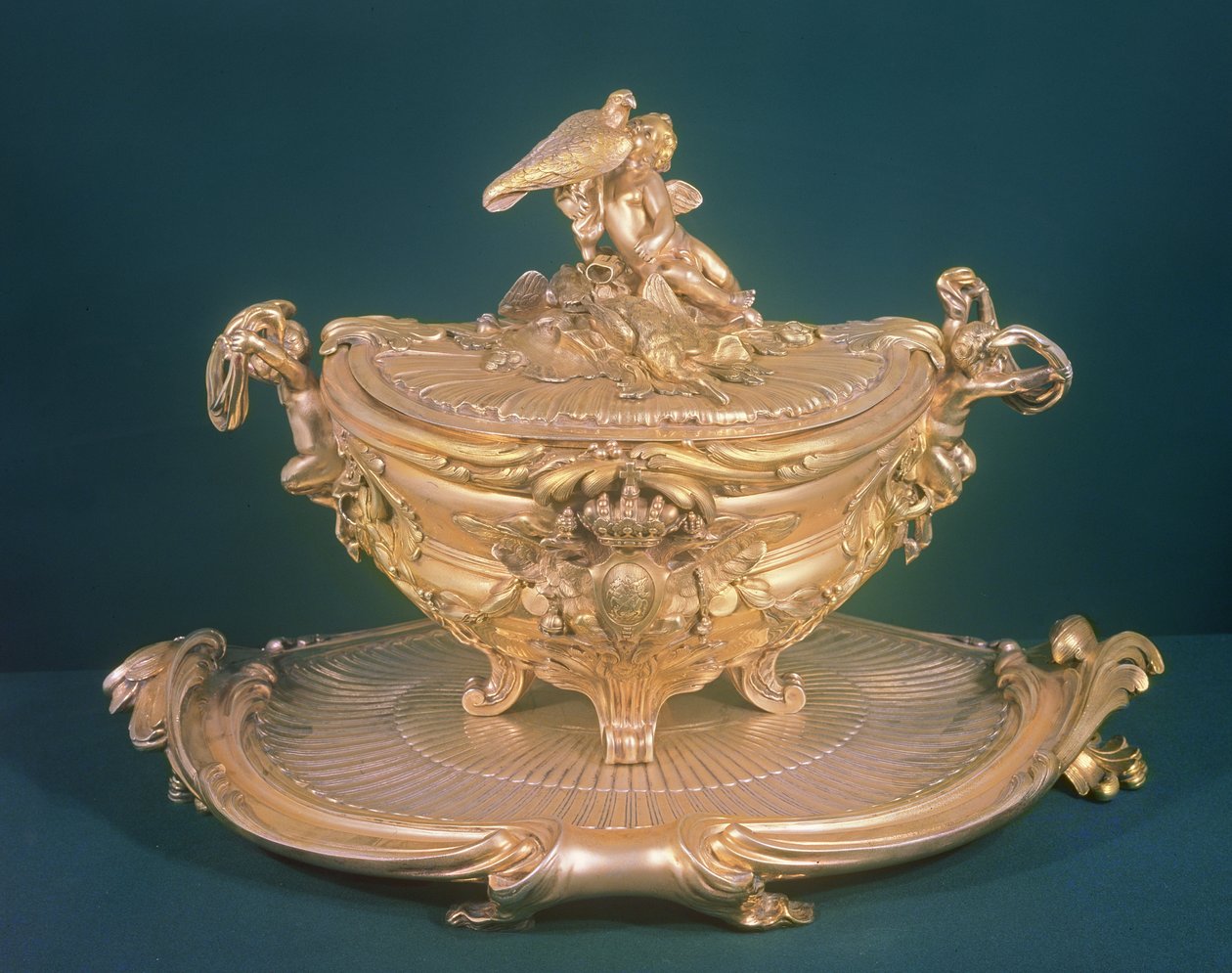 Suppenterrine, Louis XV, hergestellt für die Kaiserin Elisabeth (1709-62) von Russland, von F.T. Germain, Paris von Unbekannt