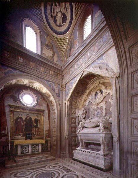 Die Kapelle des Kardinals von Portugal (Detail) von Unbekannt