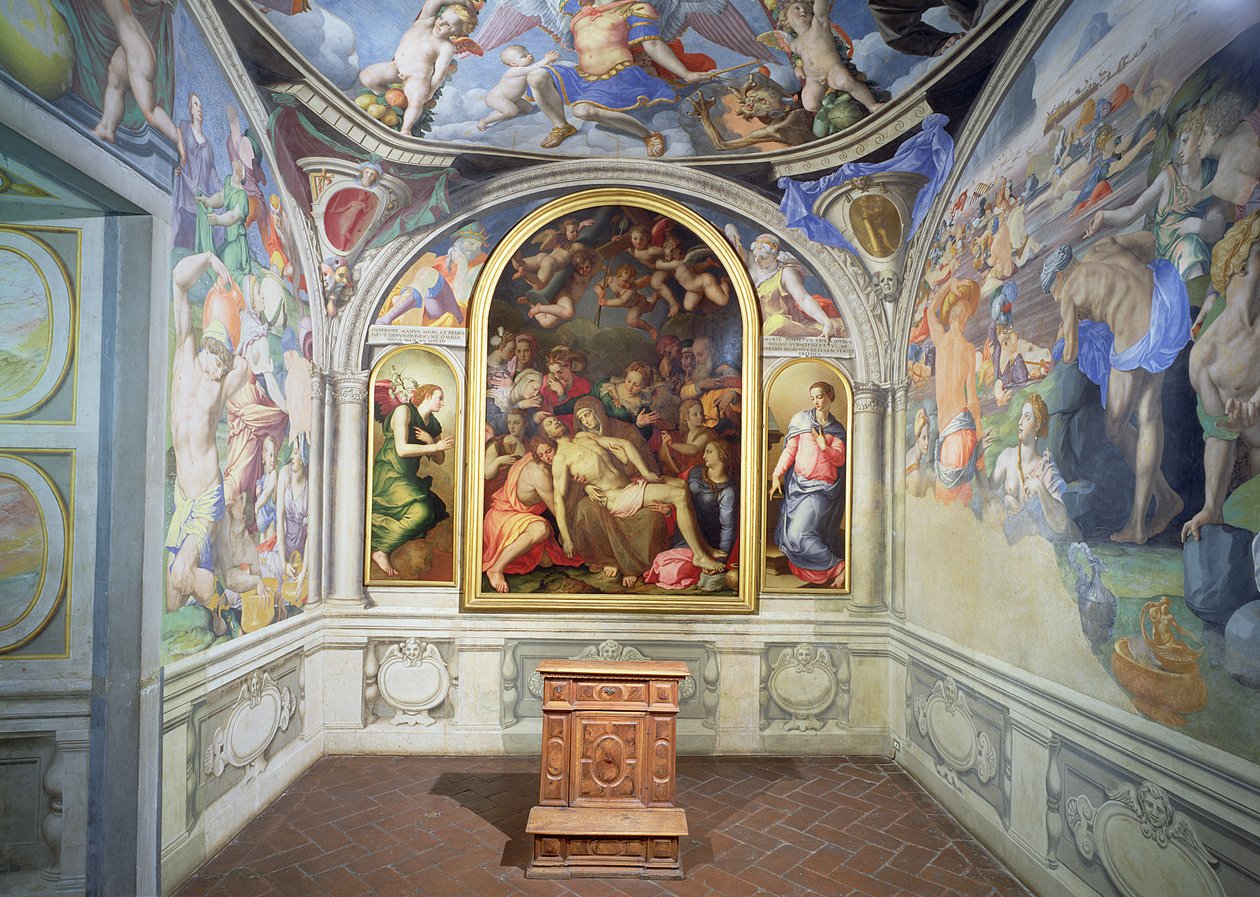Die Kapelle von Eleonora von Toledo, entworfen von Bartolomeo Ammannati (1511-92) und dekoriert von Agnolo Bronzino (1503-72) ca. 1543 von Unbekannt