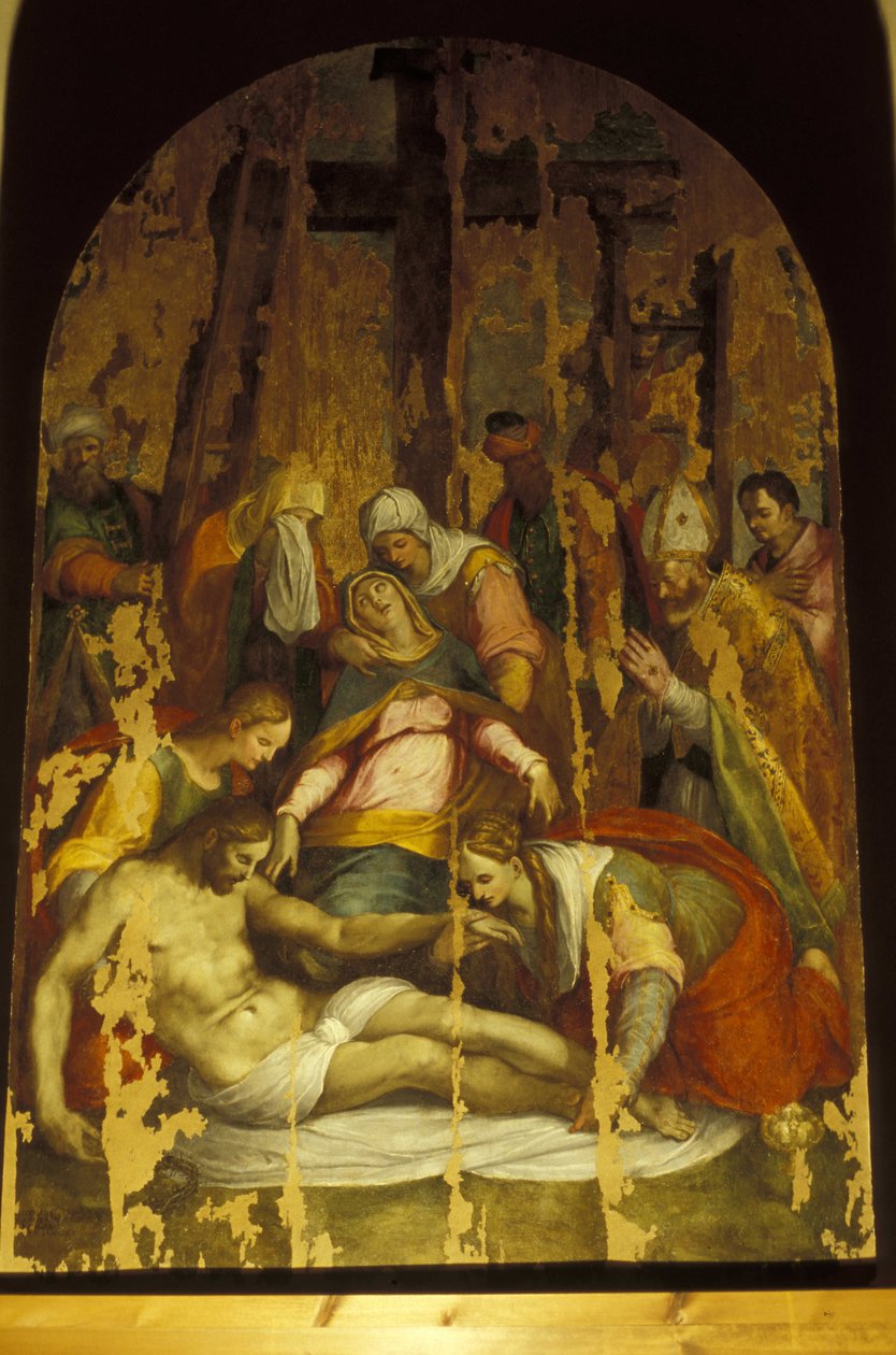 Die Kreuzabnahme, Luca Signorelli, Volterra Bildergalerie, Toskana, Italien von Unbekannt