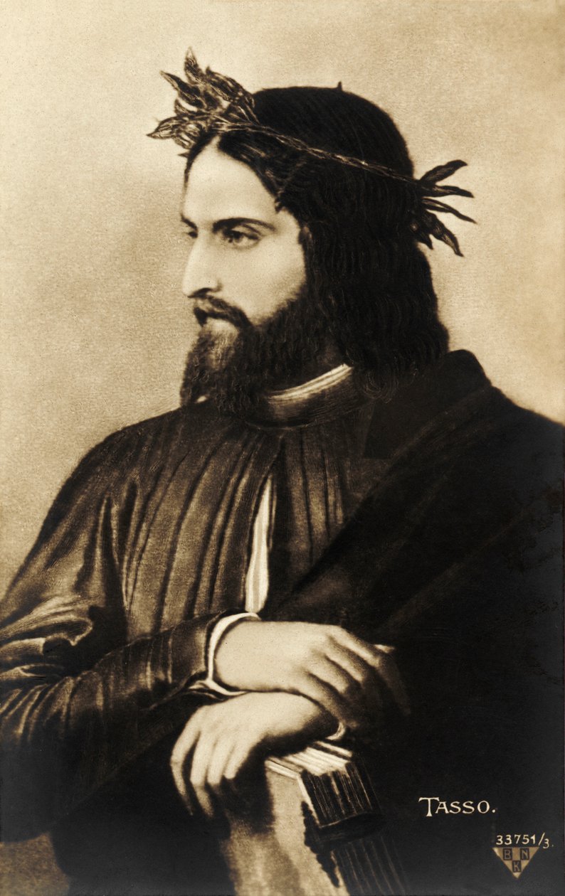 Porträt von Torquato Tasso von Unbekannter Künstler