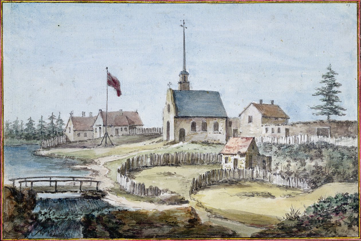 Ansicht von La Lorette, Kanada von Unbekannter Künstler