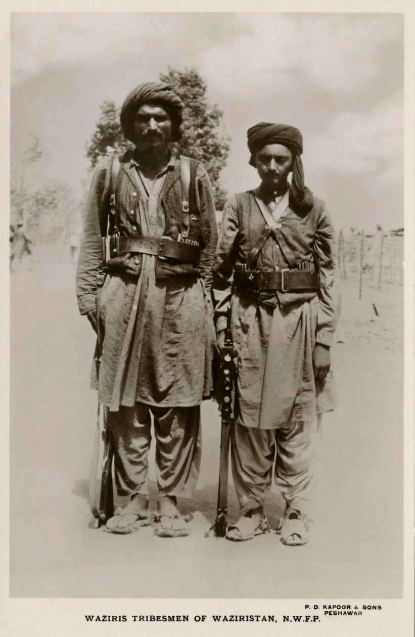 Waziris-Stammesangehörige von Waziristan, N.W.F.P. von Unbekannter Künstler