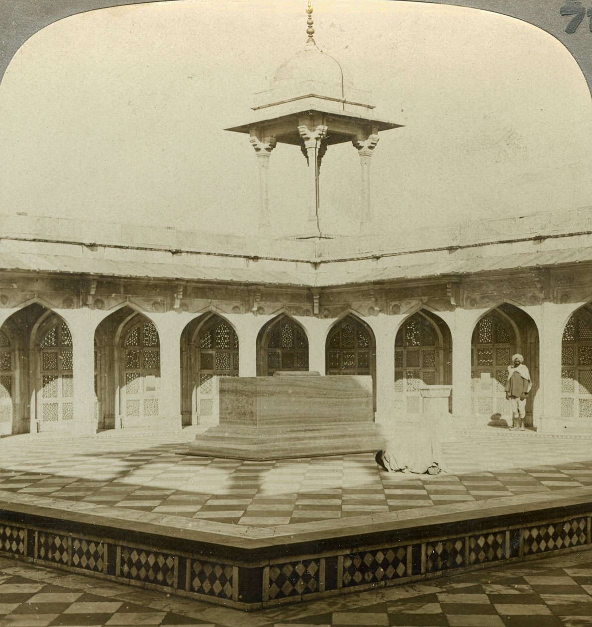 Akbars Grabmal, Sikandara, Uttar Pradesh, Indien, ca. 1900er Jahre von Underwood and Underwood