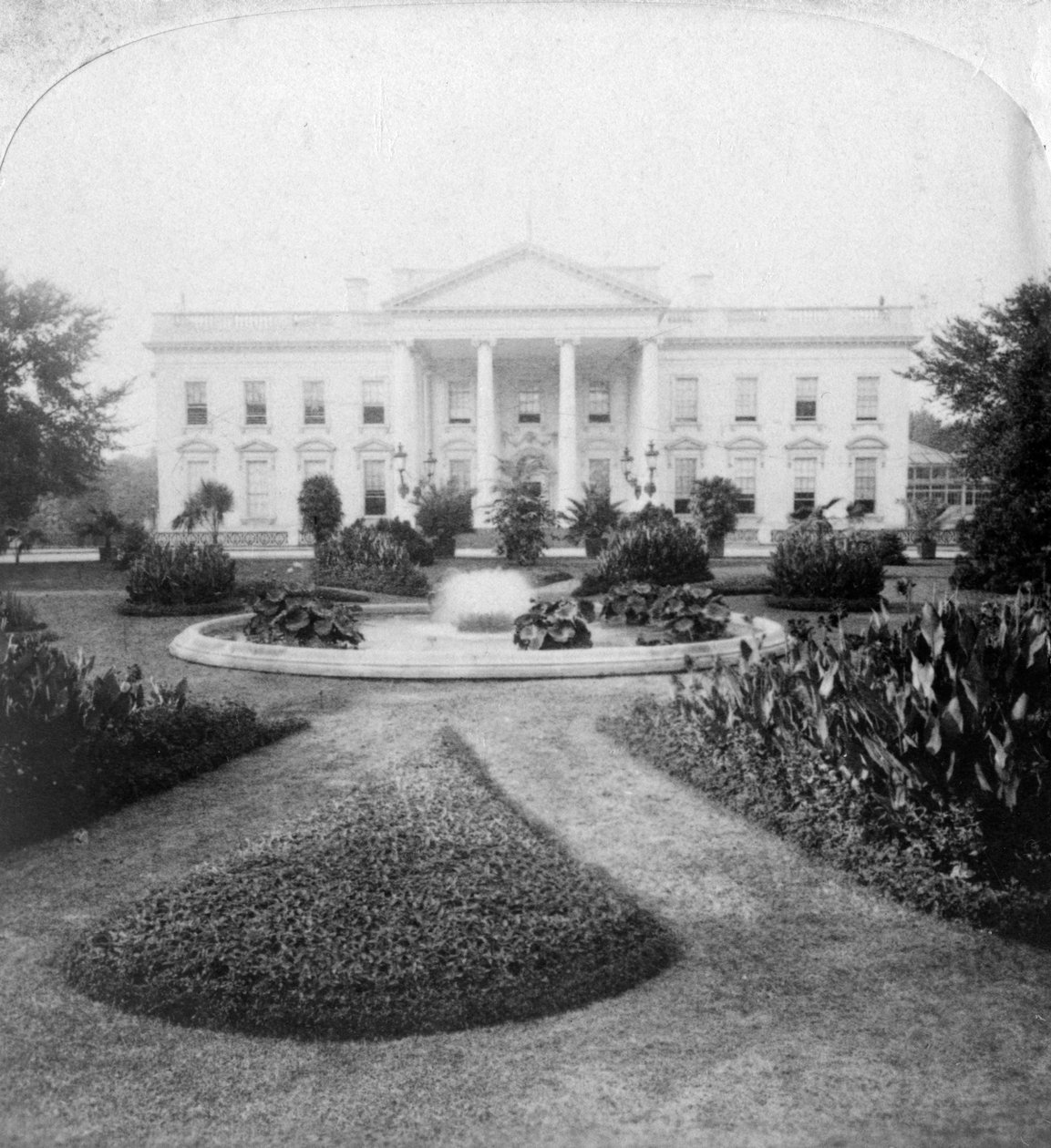 Das Weiße Haus, Washington, DC, USA, späte 19. Jahrhundert von Underwood and Underwood