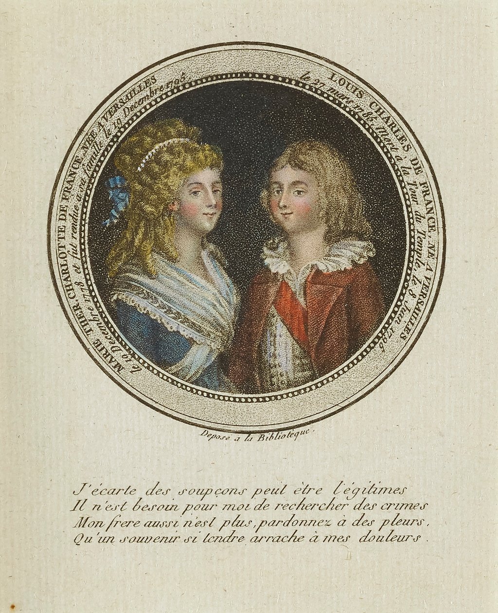 Maria Theresa Charlotte von Frankreich, Louis Charles von Frankreich von Unidentified