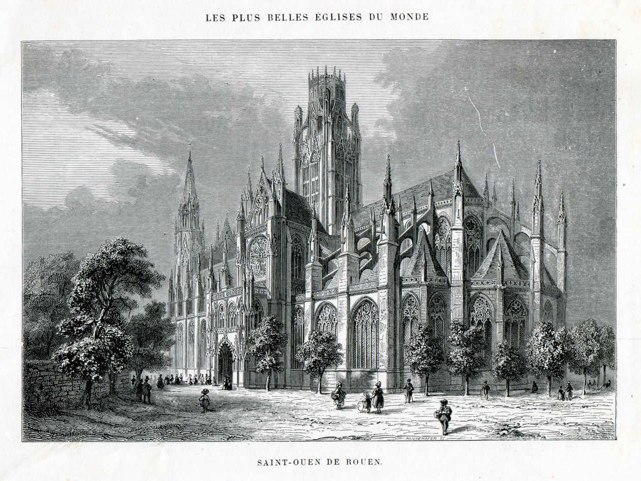 Saint-Ouen von Rouen von Unknown