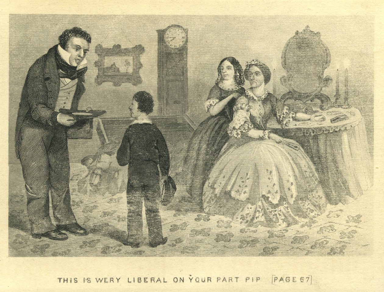 Große Erwartungen - Das ist sehr großzügig von dir, Pip, 1862 von Unbekannt Unbekannt