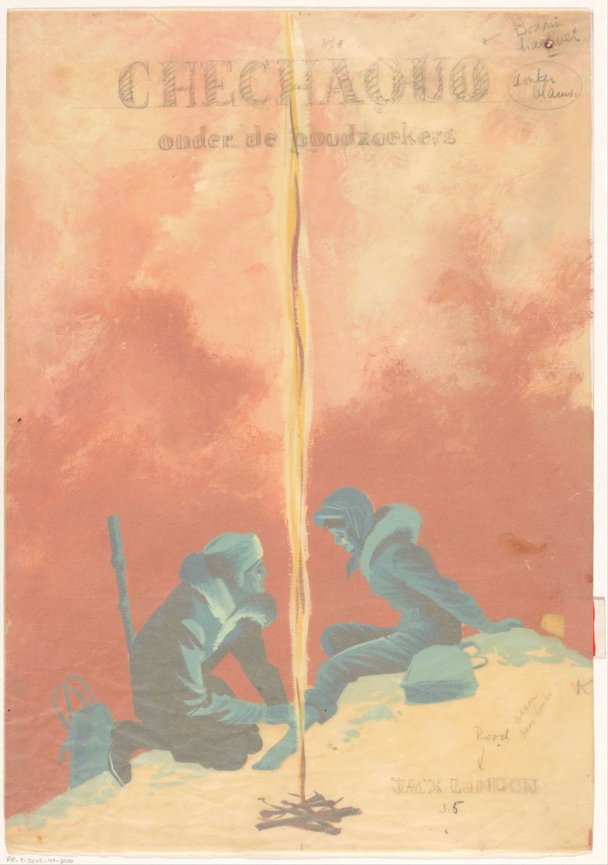 Buchumschlag für: Jack London, Chechaquo unter den Goldsuchern, 1958 von Unknown