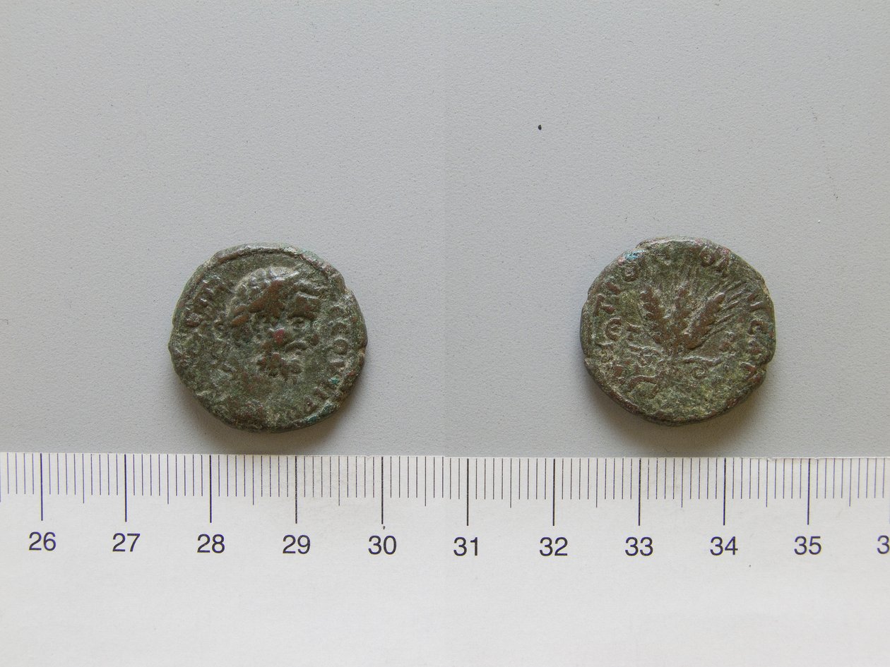Münze von Septimius Severus, Kaiser von Rom aus Caesareia, Kappadokien von Unknown