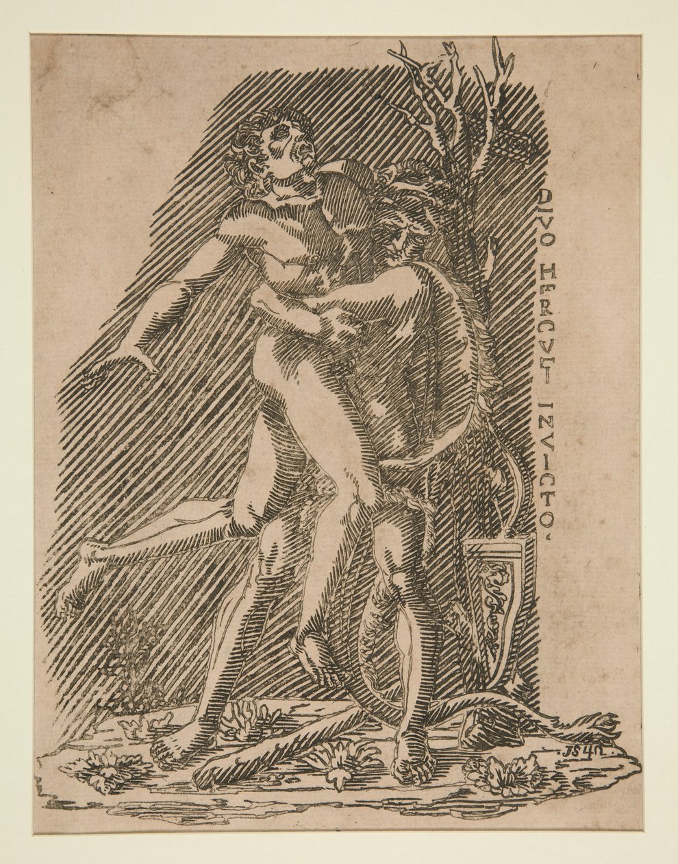 Herkules und Antäus von Unknown