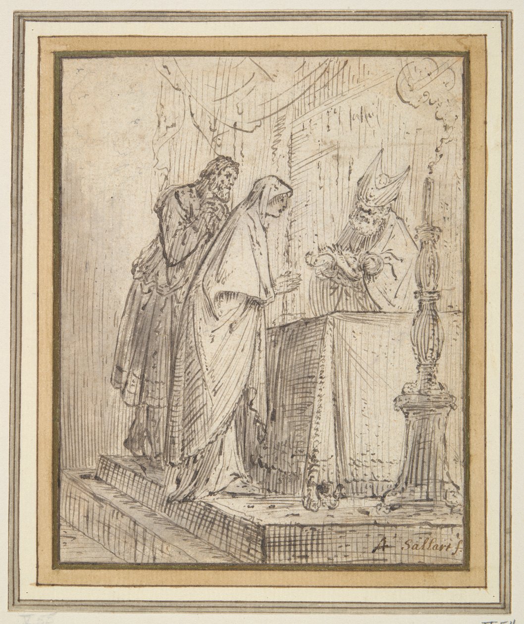 Darstellung im Tempel von Unknown