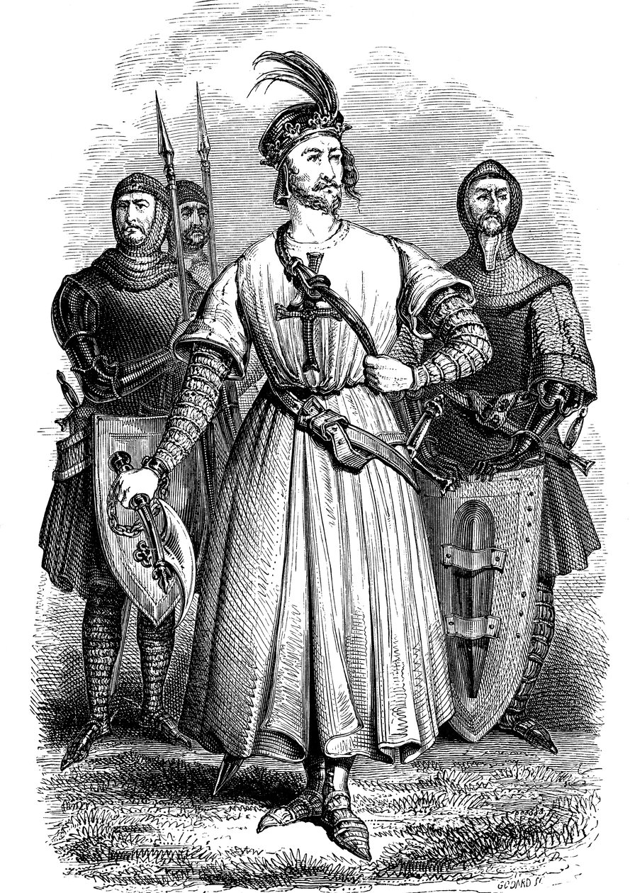 1157-1199, Richard der Erste von England "Richard Löwenherz" König von England und Herzog der Normandie von Unknown artist