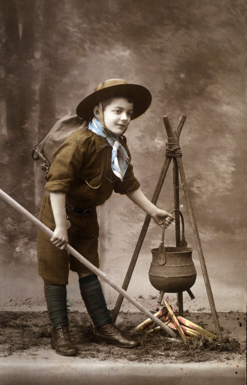 Ein Pfadfinder in den 1920er Jahren von Unknown Artist