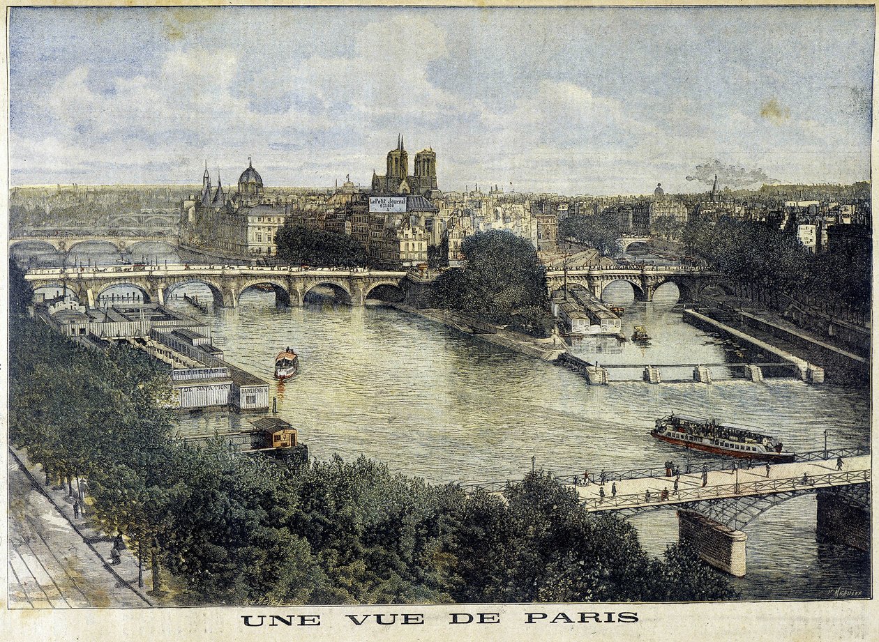 Ein Blick auf Paris - in „The Petity Journal“ von Unknown artist